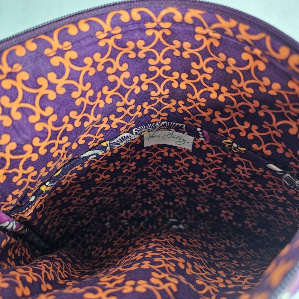 Vera Bradley retired Safari sunset triple zip hipster, Crossbody EUC - Picture 10 of 12